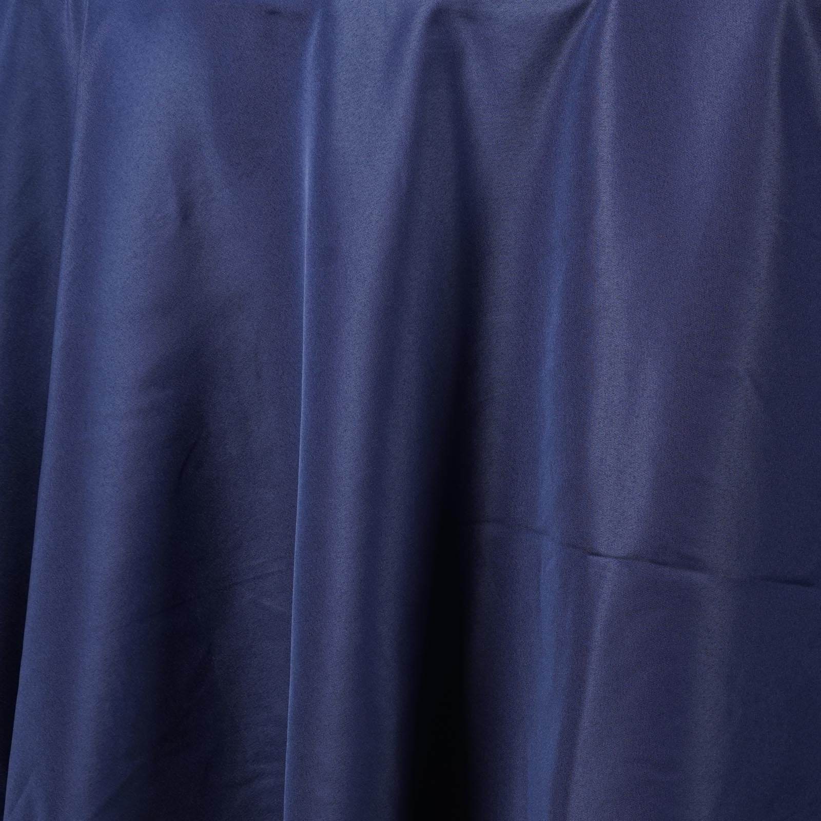 Balsacircle 108 Inch Navy Blue Round Polyester Tablecloth Fabric Table Cover Linens For Wedding Party Banquet Reception Events K